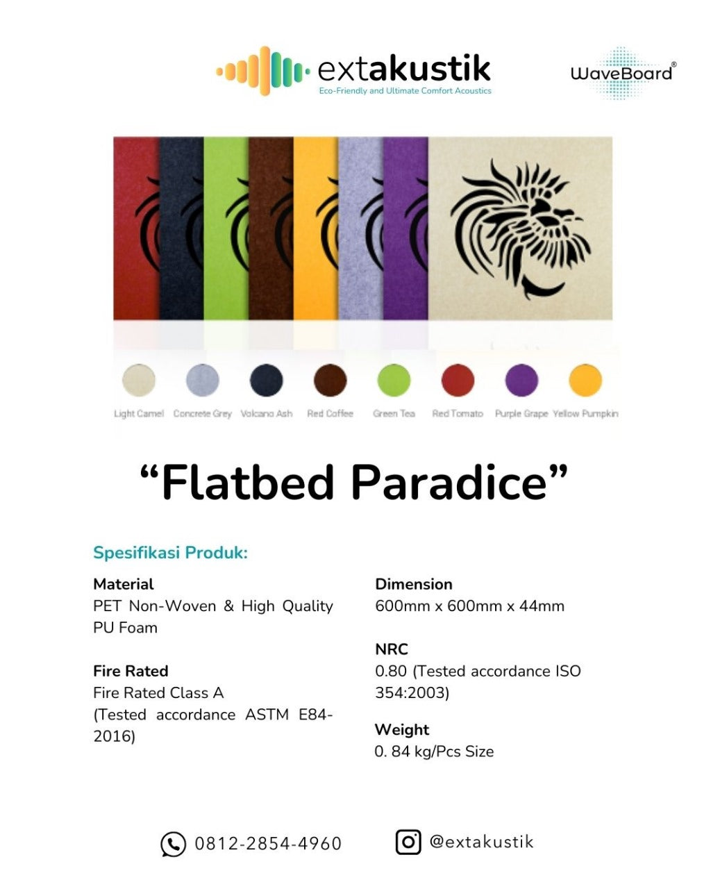 WAVEBOARD FLATBED EQUATOR - PARADICE (EXTAKUSTIK) WAVEBOARD FLATBED EQUATOR - PARADICE (EXTAKUSTIK)